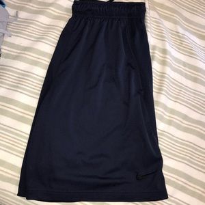 Navy blue Nike gym shorts